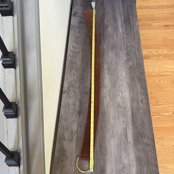 GAP Brown Leather Belt Size Small - Picture 12 of 13